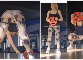 Jovana jede salatu za doručak, a sada je pokazala kako vežba u teretani – Skače i prevrće se, a jedno je svima zapalo za oko (FOTO)