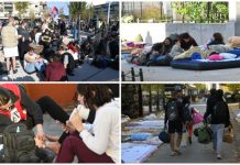 Studenti koji su prespavali na trgu u Inđiji zahvaljuju se domaćinima: Građani im spremili jorgane, ugostitelji otključali lokale