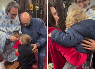 Ima samo pet godina a već posti: Veljko Ražnatović odveo decu na pričest – Mali Željko oduševio vernike