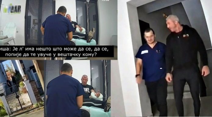Ko je lekar na snimku sa Bačulovom? Prošle godine otvorio ordinaciju – Računi su mu mesecima u blokadi