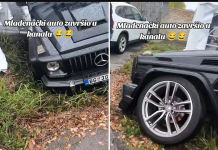 Šok na srpskoj svadbi: Mladenački skupoceni džip završio u kanalu – U komentarima pomenuli Darka Lazića