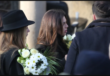 Maša Terzić skrhana od tuge na sahrani dede Jovana: U suzama prima saučešća – Reka ljudi na Novom groblju