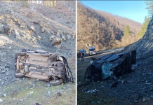 Slike užasa kod Brusa: Devojka (21) nastradala kada se autom strmoglavila niz liticu od 30 metara