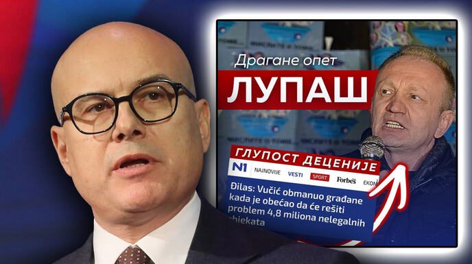 “Dragane, opet lupaš”: Vučević odgovorio na Đilasovu izjavu kako Vučić obmanjuje narod u vezi nelegalnih objekata