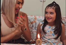 Cirkoni u kosi, šminka, torta i pesma: Ovako je izgledala proslava 8. rođendana ćerke Jovane Jeremić